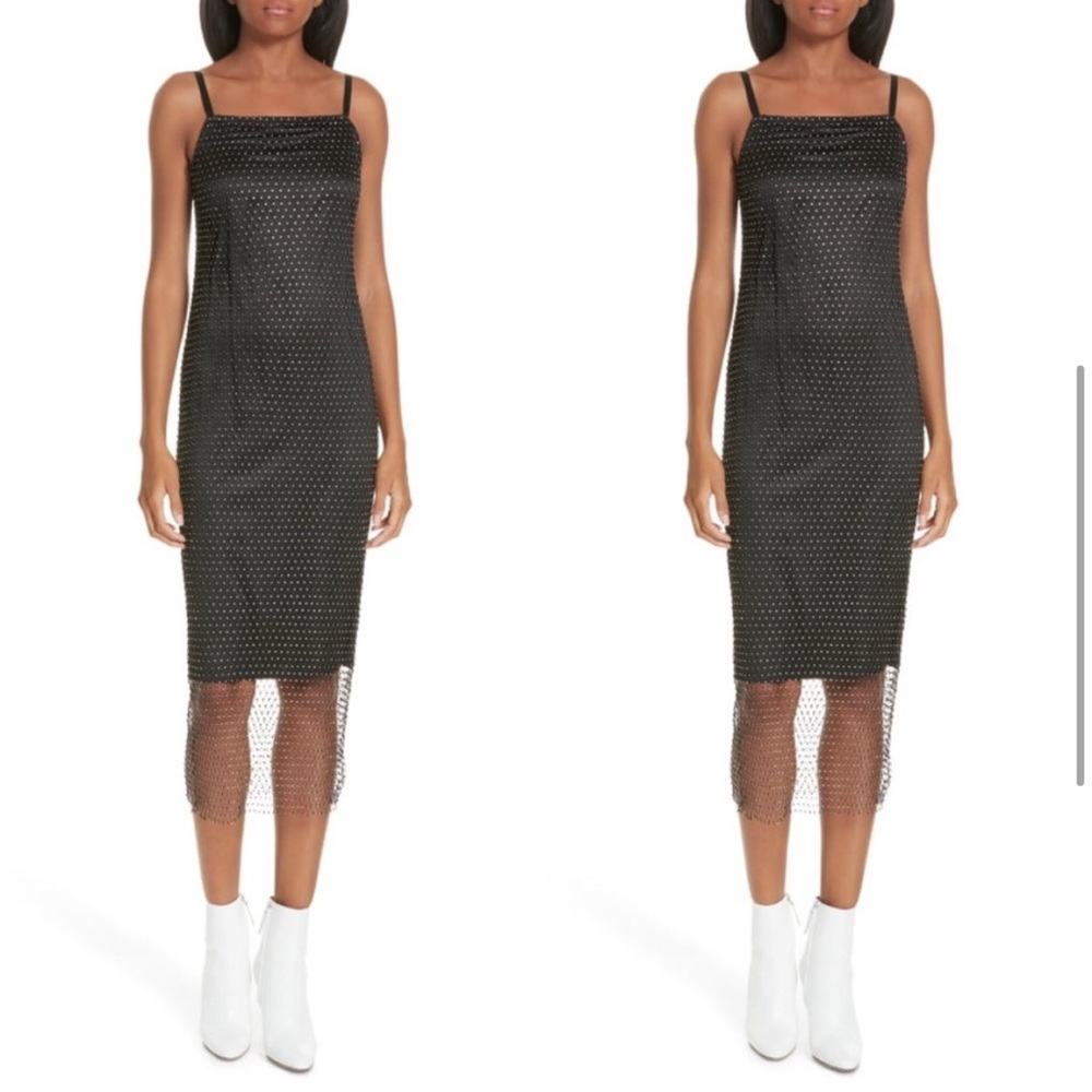 Opening Ceremony Midi Black Dress Size 2 NWT